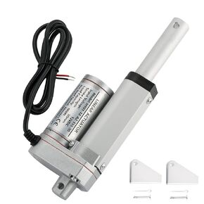 MAOPINER DC12V 12inch Stroke Linear Actuator with Mounting Bracket 900N(202lbs) Maximum Lift 10mm/s for Recliner TV Table Lift Massage Bed Electric Sofa Linear Actuator