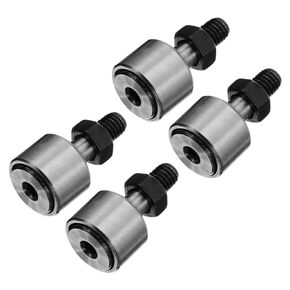 Mipcase 4pcs Roller Needle Bearings Metric Cam Follower Eccentric Cam Follower Heavy Duty Cam Followers Follower Bearing Rocking Chair Bearing Kit Track Runner Bearings Steel Pulley Bolt
