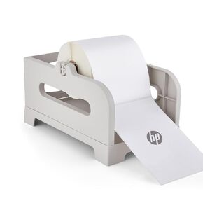 HP Thermal Label Holder for Labels up to 4" x 6", Designed for Rolls and Fanfold Labels and Works with Label Printers for Home, Office, and Small Business