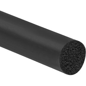 PATIKIL 15/32 Inch x 16.4 Feet Backer Rod, Foam Rope Caulk Crack Joint Filler Roll Seal Weather Strip for Home Construction, Black