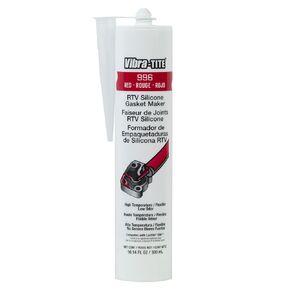 Vibra-TITE 99630 RTV Silicone Gasket Maker, 300 ml Cartridge, Red