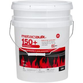Rectorseal 66389 5-Gallon Pail Metacaulk Mc 150+ Firestop Sealant , Red