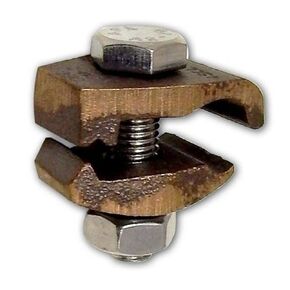 Morris 91715 I Beam Ground Clamp, Isolated from Beam, 8 - #4 Wire Range