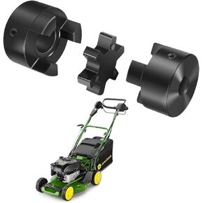 1/2" to 3/4" L075 Flexible 3-Piece L-Jaw Coupling Coupler Set & Rubber Spider for Log Wood Splitter Hybrid Equipment