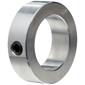 C-200 Zinc Plated Steel Set Screw Collar, 2" Bore Size, 3" Outside Diameter, 1/2"-13 x 1/2" Set Screw