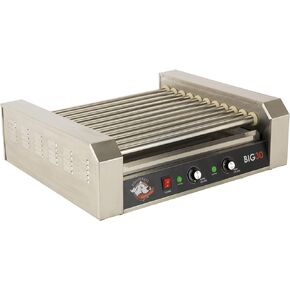 RDB30SS hot Dog Cooker, 23" L x 18 3/4" W x 8" H, Stainless Steel