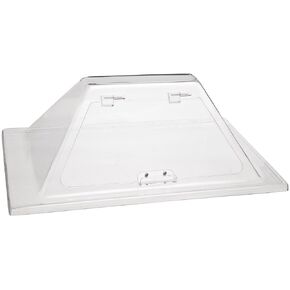64020 Sneeze Guard, 22" Width x 9" Height x 16" Depth, for 20 Hotdog Roller Grill