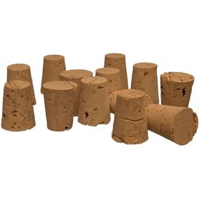 Cork Stoppers, Size 3, XXX Quality, Karter Scientific 18A4 (Pack of 25)