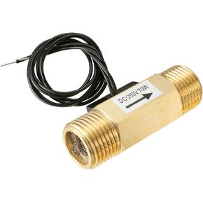 uxcell G1/2" Hall Effect Liquid Water Flow Sensor Switch Flowmeter Counter Meter 1-30L/min SEN-CL21W