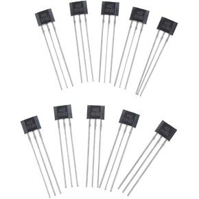 10Pcs Black Hall Element 49E Oh49E Ss49E Linear Sensor Hall Sensor Hall Effect Sensors