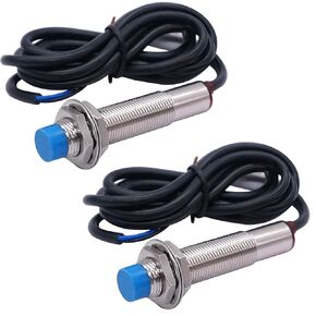 Taiss 2pcs LJ12A3-4-Z/AX Proximity Switch Inductive Proximity Sensor Detection Switch NPN NC DC 6V-36V 4mm Normally Close 6-36V