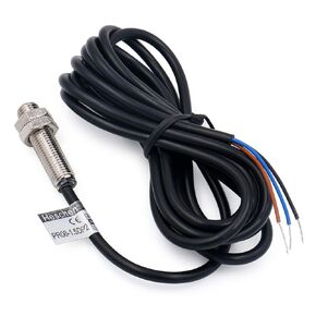 M8 Inductive Proximity Sensor Switch PR08-1.5DP2 Cylindrical Type Detector 1.5mm DC12-24V 3 Wire PNP NC(Normally Closed) CE