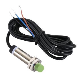 M12 Approach Sensor Inductive Proximity Switch，NPN NO DC 12-24V, 4mm Detecting Distance SR12-04NON 2M Cable Length
