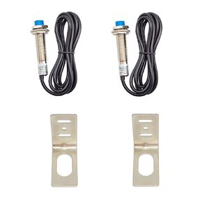 M12 Inductive Proximity Sensor LJ12A3-4-Z/BX Normally Open Detection Approach Switch NPN NO 3 Wire DC 6V-36V with L Type Bracket (2 Pack, NPN NO+L Type)