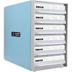 4E's USA علبة تخزين الأنسجة - خزانة كاسيت الأنسجة مع ستة أدراج مقاومة للصدمات، وحدة تخزين الأنسجة القابلة للتكديس، تحمل ما يصل إلى 2100 علبة مناديل لكل خزانة in Kuwait