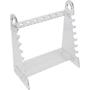 Pipette Rack, Organic Glass Trapezoid Pipette Supporting Holder 1.5cm Hole Diameter Pipette Rack for Experiment