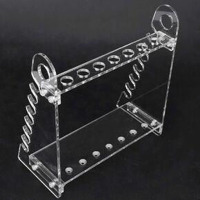 TOPINCN Pipette Stand, Pipette Rack, Stable 1.5cm Hole Diameter Trapezoid for Lab