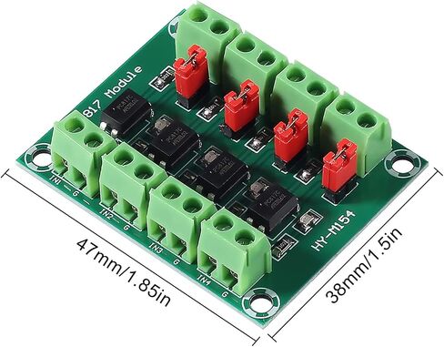 3 قطعة PC817 4 قناة Optocoupler عزل مجلس محول جهد كهربي 3.6-30 فولت سائق وحدة كهروضوئية معزولة in Saudi Arabia