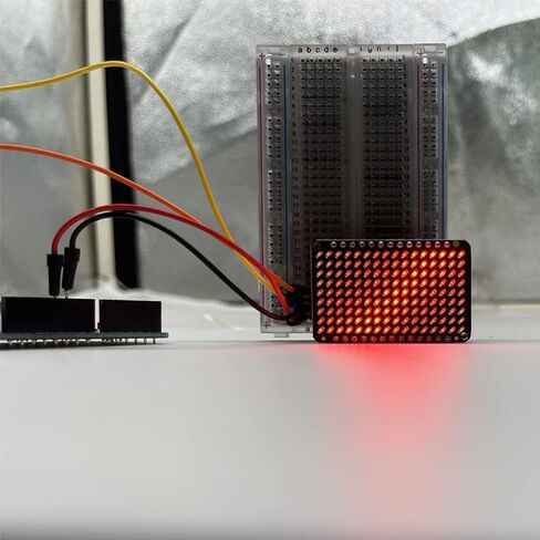 PWM LED Matrix Driver IS31FL3731 and 9x16 Grid LEDs for Arduino DIY Kits (Red) in Saudi Arabia