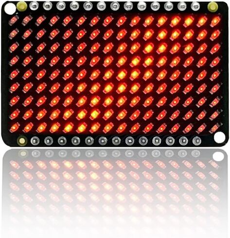 PWM LED Matrix Driver IS31FL3731 and 9x16 Grid LEDs for Arduino DIY Kits (Red) in Saudi Arabia
