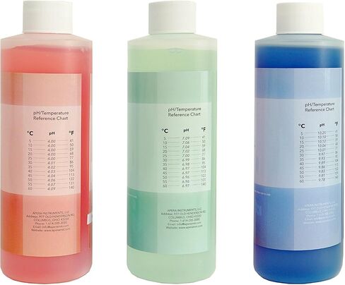 Apera Instruments pH Probe Electrode Sensor Care Maintenance Kit, Including pH 4/7/10 buffers, 3M KCL Soaking Solution, Probe Cleaning Solution, a CalPod Solution Organizer (AI1170) in Saudi Arabia