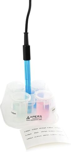 Apera Instruments pH Probe Electrode Sensor Care Maintenance Kit, Including pH 4/7/10 buffers, 3M KCL Soaking Solution, Probe Cleaning Solution, a CalPod Solution Organizer (AI1170) in Saudi Arabia