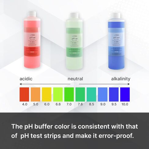 Apera Instruments pH Probe Electrode Sensor Care Maintenance Kit, Including pH 4/7/10 buffers, 3M KCL Soaking Solution, Probe Cleaning Solution, a CalPod Solution Organizer (AI1170) in Saudi Arabia