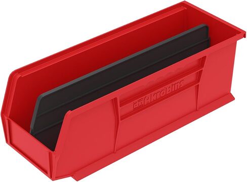 Akro-Mils 40234 Lengthwise Plastic Divider for 30234 AkroBin Storage Bins, Black, (6-Pack) in Saudi Arabia