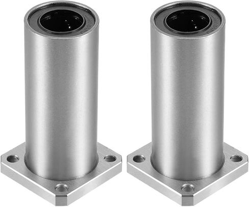 uxcell LMK16UU Square Flange Linear Ball Bearings, 16mm Bore Dia, 28mm OD, 70mm Length(Pack of 2) in Saudi Arabia