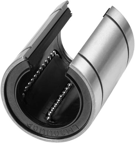 uxcell LM25UUOP Linear Ball Bearings Open Type, 25mm Bore Dia, 40mm OD, 59mm Length (Pack of 4) in Kuwait