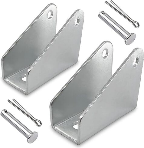 2 PCS Linear Actuator Mounting Brackets, Silver Heavy Duty Metal Mounting Brackets for Linear Actuator (H-Shape) in Saudi Arabia
