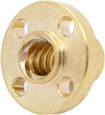 2 قطعة 300 مم T8 Tr8x8 برغي الرصاص وصامولة نحاسية (خيط Acme، درجة 2 مم، 4 بدايات، رصاص 8 مم) للطابعة ثلاثية الأبعاد Z Axis in Kuwait