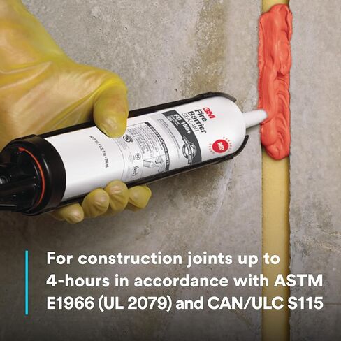 3M Fire Barrier Sealant FD 150+، أحمر، خرطوشة 10.1 أونصة سائلة in Saudi Arabia