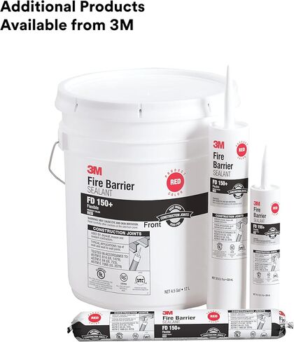 3M Fire Barrier Sealant FD 150+، أحمر، خرطوشة 10.1 أونصة سائلة in Saudi Arabia
