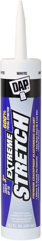 DAP 18715 2 Pack 10.1 oz. Extreme Stretch Premium Crackproof Elastomeric Sealant, White in Saudi Arabia