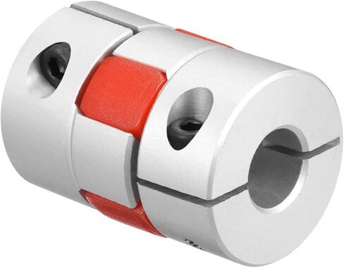 12mm to 14mm Shaft Coupling, L55 x D40 Flexible Clamp Jaw Shaft Coupling, Flexible Beam Shaft Coupler Joint Connector for 3D Printer,DIY Robots, CNC Machine,Motor Accessories in Saudi Arabia