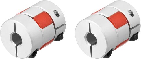 DMiotech 2 Pack 6mm to 6mm Flexible Shaft Coupling 20mmx25mm Aluminium Alloy Motor Connector Coupler for 3D Printer CNC Machine and Servo Stepper Motor in Saudi Arabia