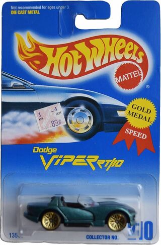 Hot Wheels Dodge Viper RT/10, Green Collector no. 210 in Saudi Arabia