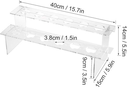 حامل مخروط الآيس كريم الشفاف، حامل آيس كريم أكريليك بطبقتين، حامل عرض مخروطي للطعام مع 12 فتحة، حامل عرض مخروط الوافل، حامل فشار سوشي لف اليد لتزيين حفلات أعياد الميلاد in Kuwait