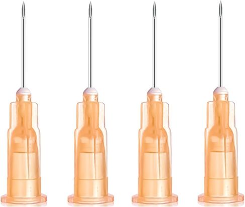 100Pcs 18Ga 1 Inch Needle Luer Lock Industrial Accessories, Individual Package Lab Tools for Measuring, Refilling Inks, Plant and Industry in Saudi Arabia