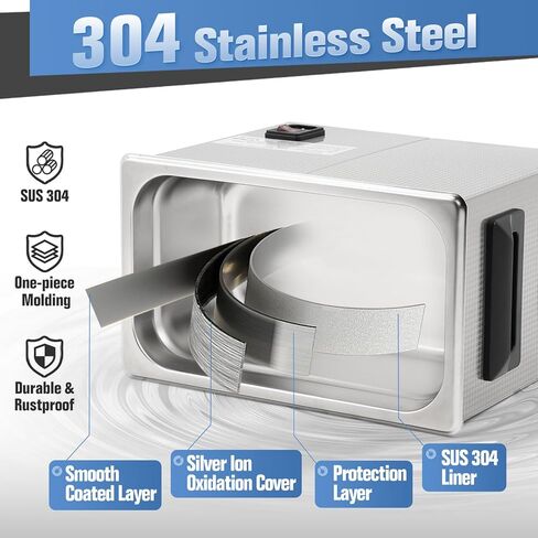 منظف ​​الأجزاء بالموجات فوق الصوتية من Adiding، منظف صوتي مطور بقدرة 120 واط مع سخان ومؤقت رقمي، آلة تنظيف مختبر منظف المجوهرات الاحترافية 45 كيلو هرتز مع سلة لعملات لوحة دوائر المكربن، 3 لتر in Kuwait