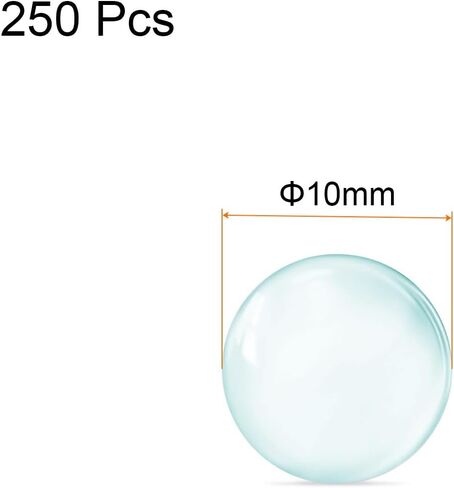 250pcs Glass Ball Boiling Stones 9mm Soda Lime Glass Beads for Bottle Shaking Mixing, Clear in Saudi Arabia