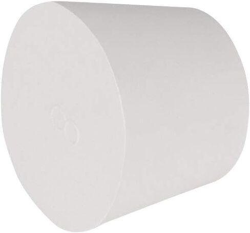 5PK 8# سدادات مطاطية صلبة - الحجم: زجاجة 1.30 بوصة، الجزء العلوي 1.61 بوصة، الطول 1.22 بوصة - سدادات مطاطية بيضاء مدببة ذات ختم مختبري in Saudi Arabia