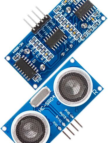 8 قطع وحدة استشعار بالموجات فوق الصوتية HC-SR04 مع 4 قطع مستشعر المسافة المتصاعد متوافق مع مجموعة Arduino، لـ Mega2560، Robot، Duemilanove (8) in Kuwait