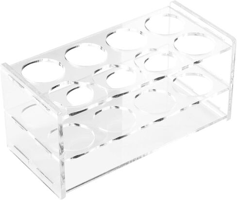 8 Holes Test Tube Rack,Transparent Acrylic Test Rack 50ML in Saudi Arabia