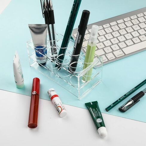8 Holes Test Tube Rack,Transparent Acrylic Test Rack 50ML in Saudi Arabia