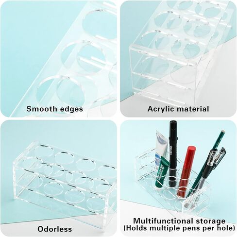 8 Holes Test Tube Rack,Transparent Acrylic Test Rack 50ML in Saudi Arabia