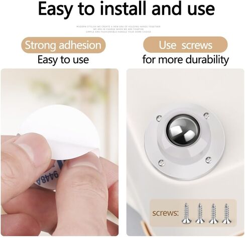 Self Adhesive Caster Wheels for Furniture,Storage Box,Trash Can,PC Stainless Steel Universal Pulley 360 Degree Rotating Adhesive Caster Wheels 1 Inch Low Profile Swivel Wheels Black 4 Pack in Saudi Arabia