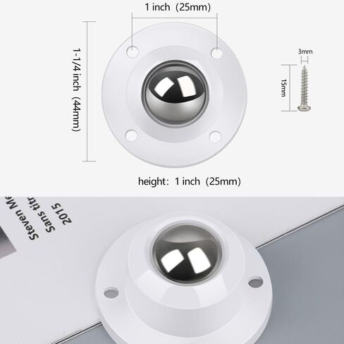 Self Adhesive Caster Wheels for Furniture,Storage Box,Trash Can,PC Stainless Steel Universal Pulley 360 Degree Rotating Adhesive Caster Wheels 1 Inch Low Profile Swivel Wheels Black 4 Pack in Saudi Arabia