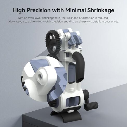 ANYCUBIC ABS-Like الراتنج Pro 2، راتنج طابعة ثلاثي الأبعاد مطور بدقة 8K مع قوة ومتانة معززة، دقة عالية، رائحة منخفضة، توافق واسع لجميع طابعات LCD الراتنج ثلاثية الأبعاد (رمادي، 1 كجم) in Saudi Arabia